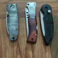 سه عدد چاقوی جیبی|کوهنوردی و کمپینگ|رشت, حمیدیان|دیوار