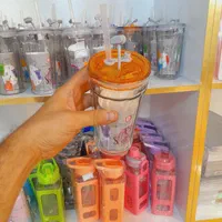 لیوان های نی دار اسموتی اک|ظروف نگهدارنده، پلاستیکی، یک‌بارمصرف|قم, شهرک فاطمیه|دیوار