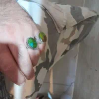 انگشتر زبرجد اصل اصل با ی انگشتر سیترین