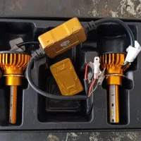 چراغ جلو تیبا هدلایت زرد H7 و یه  روکش صندلی رانا