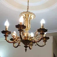 لوستر شش شعله و دیوار کوب