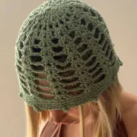 کلاه بافتنی بانخ مکرومه|لباس|قم, مجیدیه|دیوار