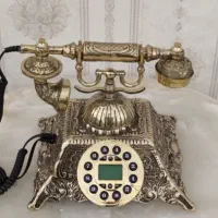 ساعت دیوارکوب تلفن برنز|ساعت دیواری و تزئینی|همدان, |دیوار