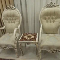 مبل در حد نو و بوفه مناسب جهیزیه با کاور سیلیکونی