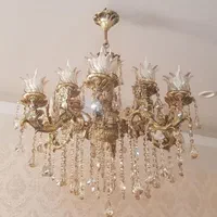 لوستر مدل دایکاست شیک برنز برنزی|لوستر و چراغ آویز|کرج, حصارک پایین|دیوار