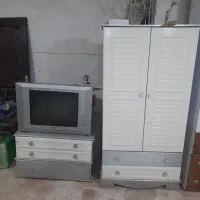 یدونه کمد وتلویزیون یه ۳کشو زیر تلویزیون|میز تلویزیون|اقبالیه, |دیوار