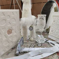 ست بله برون و عقد مرواریدی|زیورآلات و اکسسوری|بومهن, |دیوار