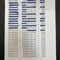 سیمکارت ۰۹۱۹ / نیمه رند|سیم‌کارت|تهران, ولنجک|دیوار