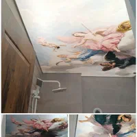 سقف کاذب کشسان قرنیز دیوارپوش پارکت