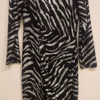 لباس مجلسی مشکی نقره ای