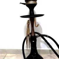 قلیان سوپاپ‌دار شیک مشکی،