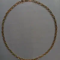 زنجیر طلاگردنی نو نو قفل طوطی