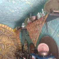 دو عدد تابلو برنجی قدیمی|کلکسیون اشیاء عتیقه|بیرجند, |دیوار