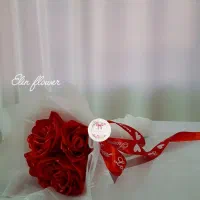 گل روبانی و پروانه|گل مصنوعی|تبریز, |دیوار