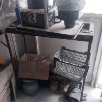 منقل کبابی با فن کبابی دستی