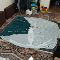 چادر کوهنوردی ۲ اتاقه ضد آب حرفه ای کرگدن نارنجی