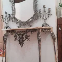 آینه شمعدان برنزی