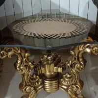 فروش مبل ۹نفره سلطنتی به همراه غذاخوری شیک ۸نفره|مبلمان خانگی و میز عسلی|لواسان, |دیوار