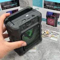 اسپیکر بلوتوثی RGB دار مدل GTS-1389 سایز 4 اینچ|پخشکننده همراه|کرج, گلشهر|دیوار