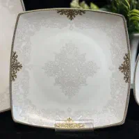 سرویس چینی رزیانا طلا کوب طرح ۱۱۴|ظروف سرو و پذیرایی|تهران, خزانه|دیوار