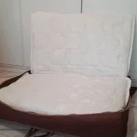 تشک الیافی مسافرتی کاملا نو
