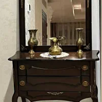 آینه کنسول چوبی