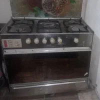 اجاق گاز سینجر فر تمام استیل سالم