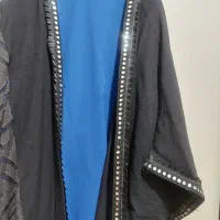 مانتو عبایی دور ایینه