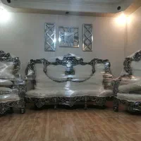 مبلمان استیل 9 نفره|مبلمان خانگی و میز عسلی|تهران, خانی آباد نو جنوبی|دیوار