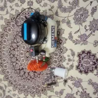 پمپ باد ۲۰ لیتری سایلنت همراه با پیسوله و شلنگ و..