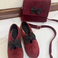 کیف وکفش دخترانه مخمل