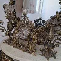 آیینه شمعدان تزئینی|صنایع دستی و سایر لوازم تزئینی|اقلید, |دیوار