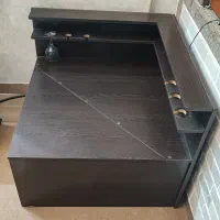 باکس چوبی کنار مبل