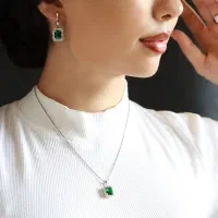 نیم ست نقره زنانه جی تی ای مدل جی لوکس با قیمت منا|جواهرات|رشت, بازار|دیوار