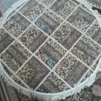 فرش دایره ایی دستبافت چهل تیکه کاشان