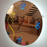 ساعت آینه ای نورانی