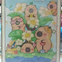 نقاشی نگینی درخشان و شیک|تابلو، نقاشی، عکس|یزد, |دیوار