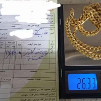 گردنی طلای ۱۸ عیار بدون اُجرت و مالیات