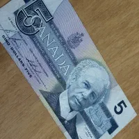 اسکناس خاص کمیاب 5 پنج دلار کانادا 1986