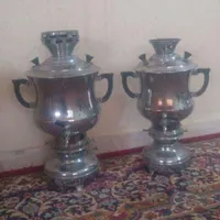 سماور برنجی قدیمی|سماور، چای‌ساز، قهوه‌ساز|طبس, |دیوار