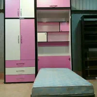 ساخت کمد ریلی،تخت کمجا و کابینت