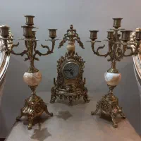 شمعدان و ساعت