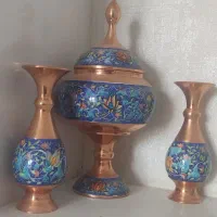گلدان وگز خوری مس ومینا