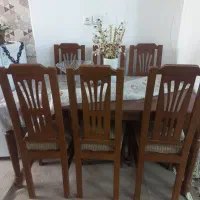 میز غذا خوری ۶ نفره|میز و صندلی غذاخوری|قم, نیروگاه|دیوار