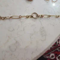 پلاک اوا دستبند زنجیری و گوشواره قلبی|جواهرات|همدان, |دیوار