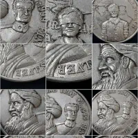 مدال یادبود  نقره کمیاب|کلکسیون سکه، تمبر، اسکناس|تهران, جیحون|دیوار