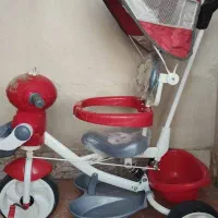 سه چرخه حمل کودک بیبی لند طرح فضانورد|دوچرخه، اسکیت، اسکوتر|مشهد, سرافرازان|دیوار