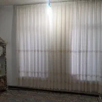 پرده حریر طرح دار