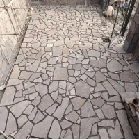 محوطه سازی باغ ویلا، سنگ کاری تاوه ،وغیره