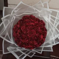 دسته گل روبانی